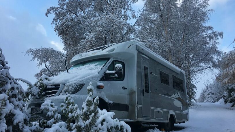 Landmark 500 series in the snow