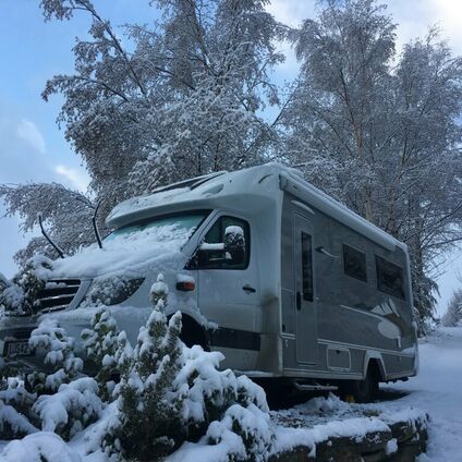 Landmark 500 series in the snow