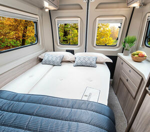 Elddis CV60 bed