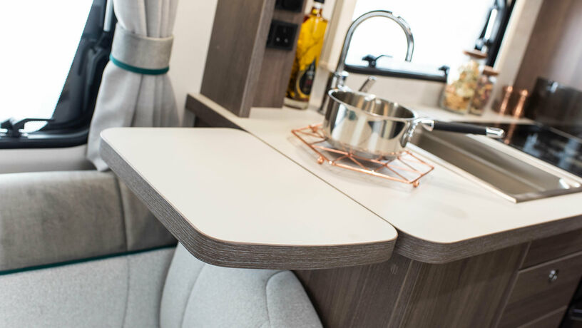 Elddis Affinity 574 kitchen