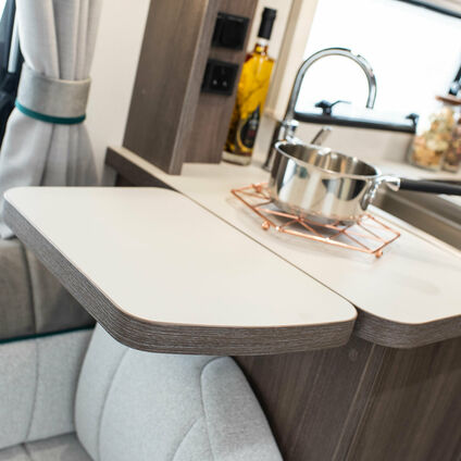 Elddis Affinity 574 kitchen