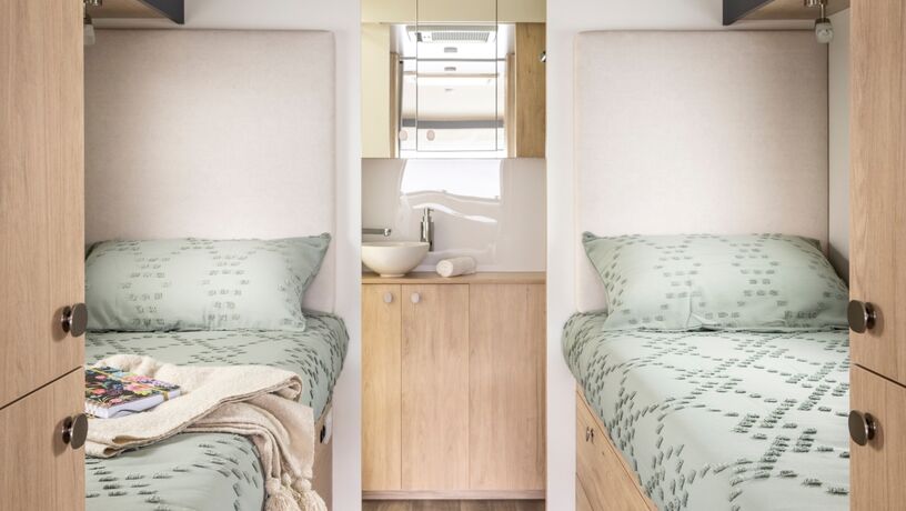 Tasman164 bedroom and bathroom