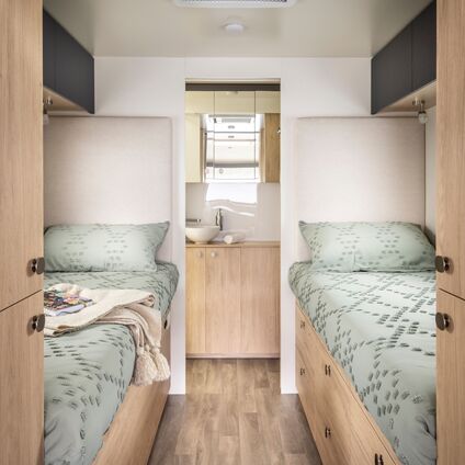 Tasman164 bedroom and bathroom